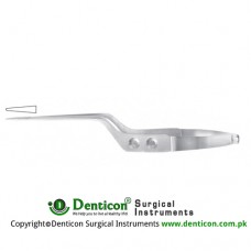 Yasargil Micro Needle Holder Straight - Bayonet Shaped - Smooth Jaws Stainless Steel, 20 cm - 8"
